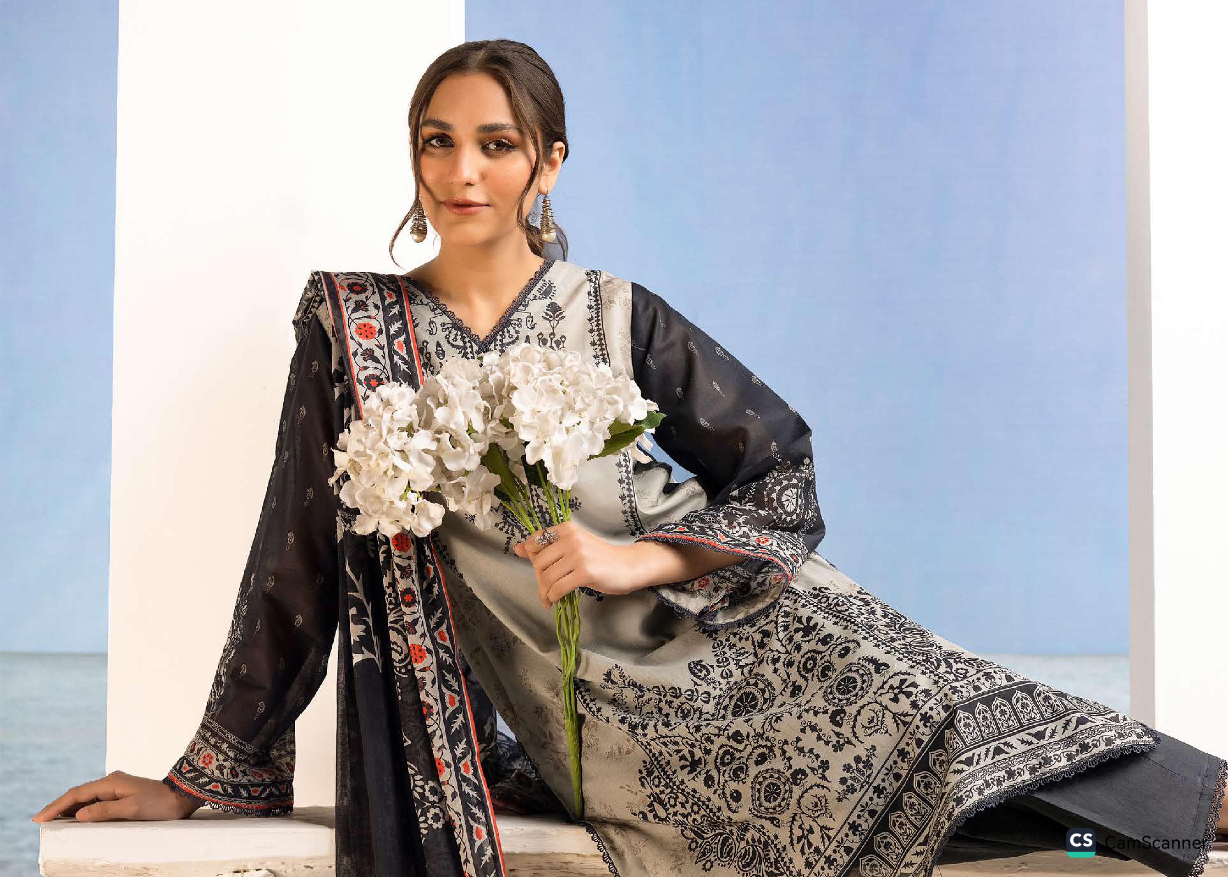 Zohra By Motifz Lawn Unstitched 3pc Collection