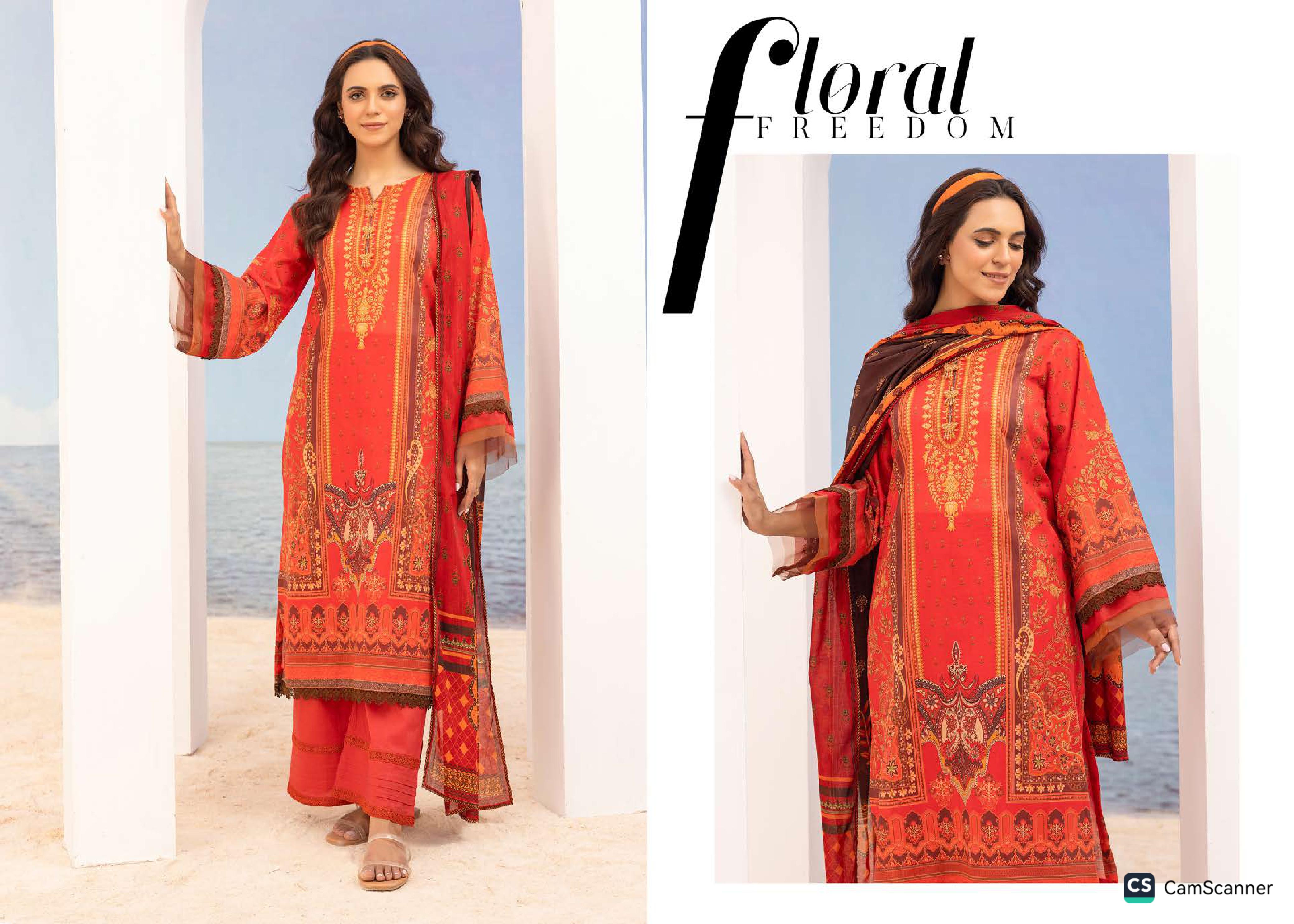 Zohra By Motifz Lawn Unstitched 3pc Collection