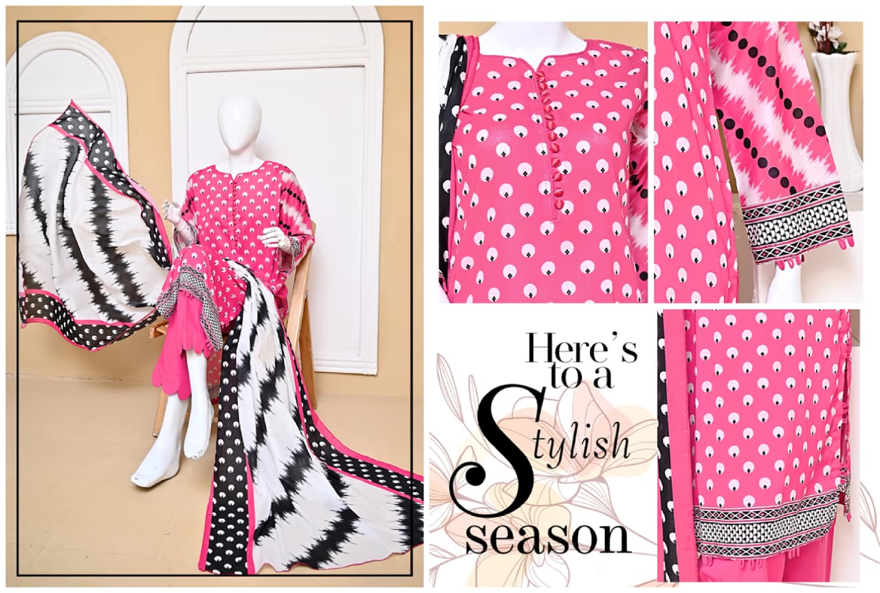 Ittehad Printed Unstitched Lawn 3pc Collection