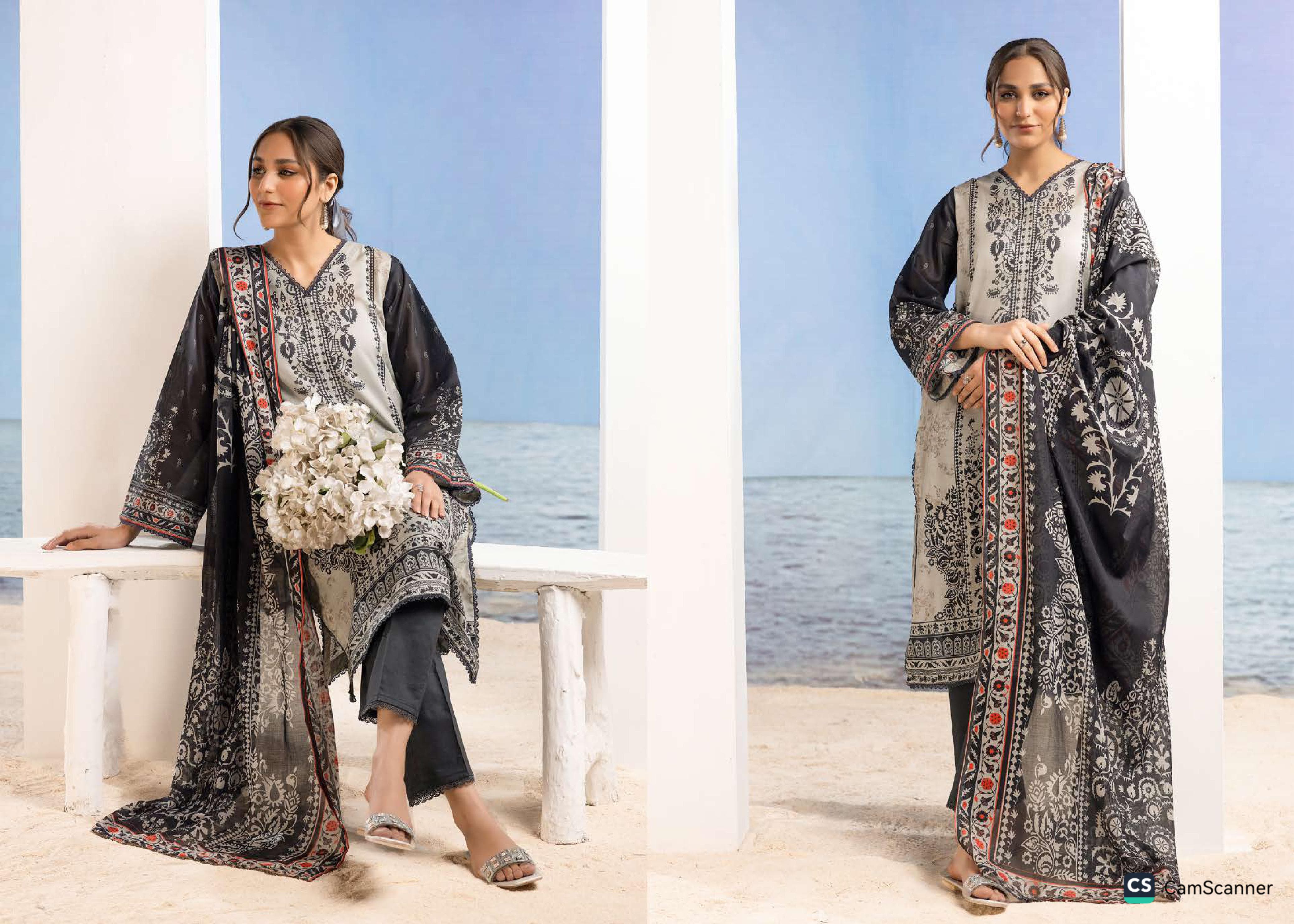 Zohra By Motifz Lawn Unstitched 3pc Collection