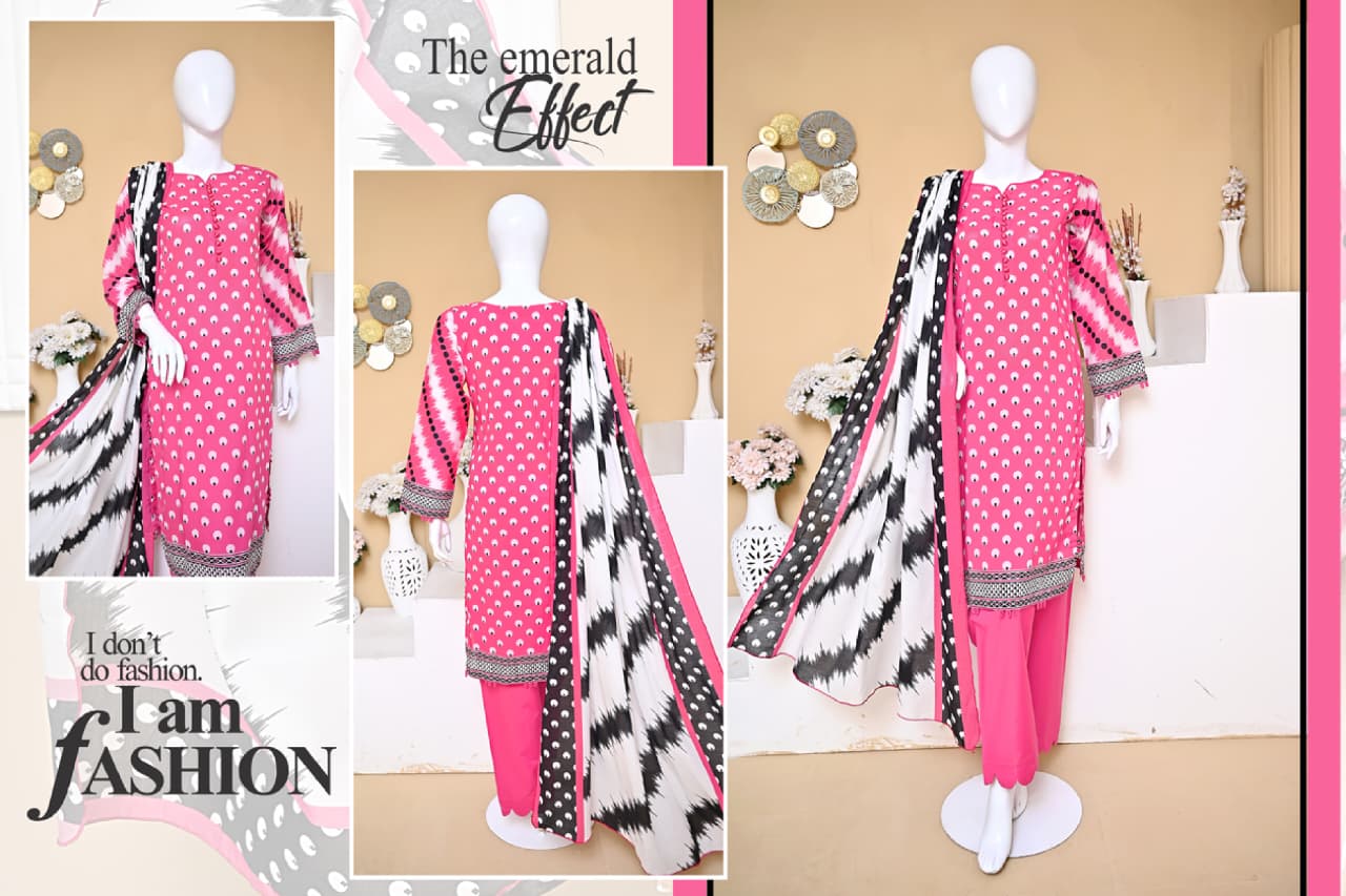 Ittehad Printed Unstitched Lawn 3pc Collection