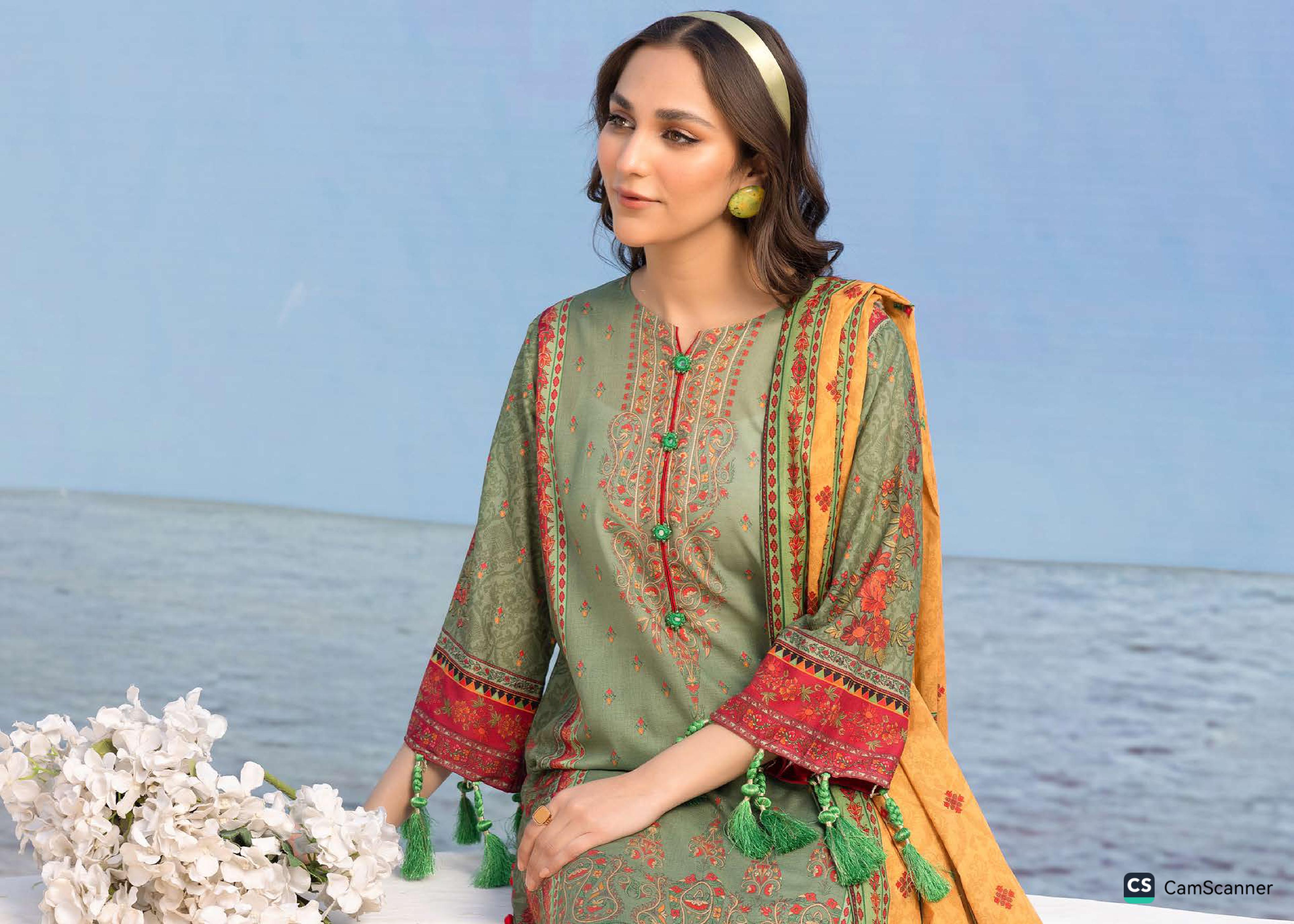 Zohra By Motifz Lawn Unstitched 3pc Collection