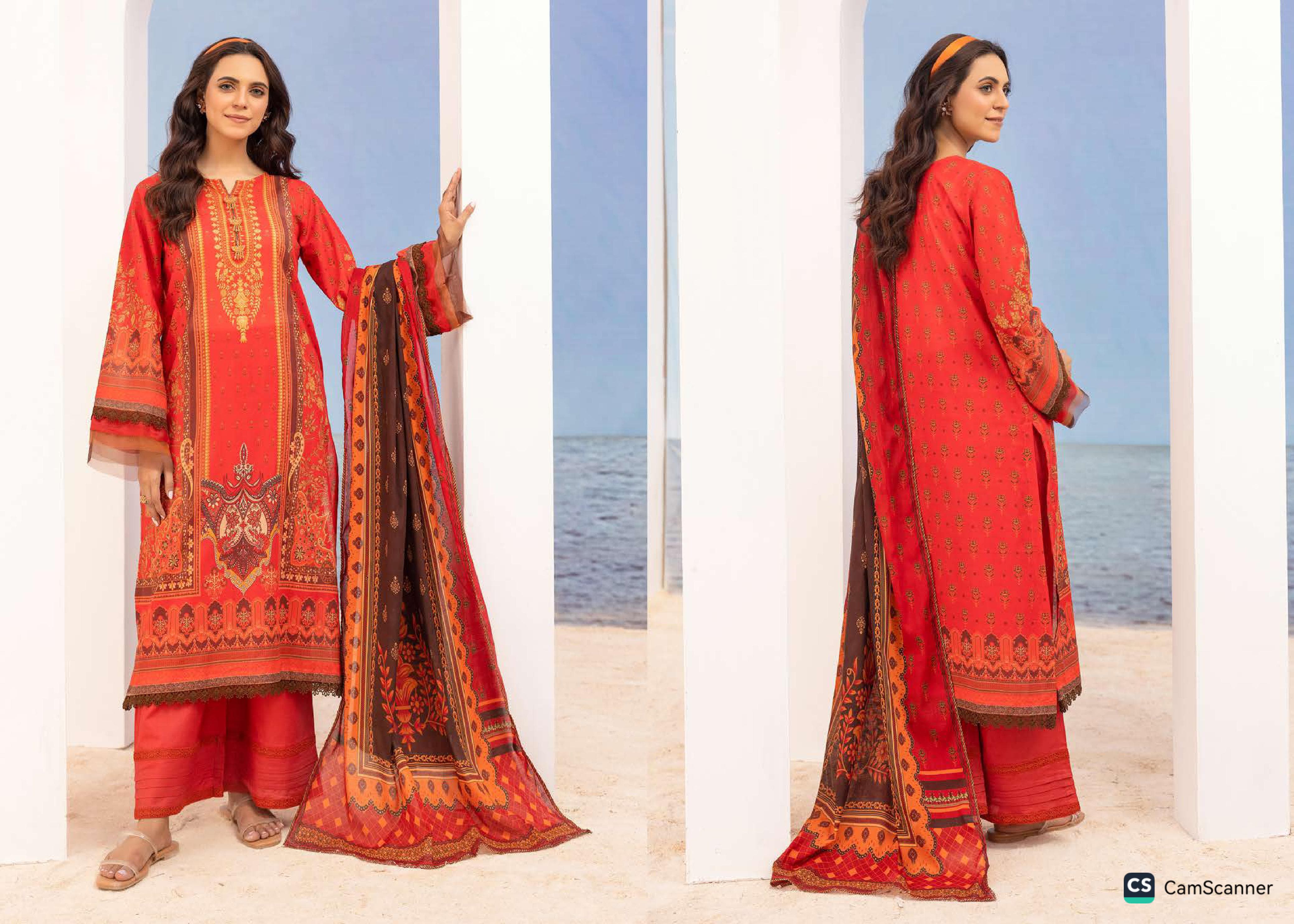 Zohra By Motifz Lawn Unstitched 3pc Collection