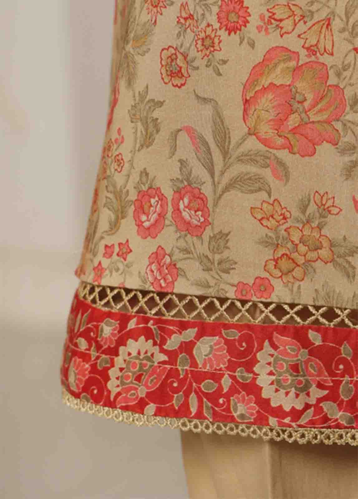 Bin Saeed Printed Lawn Stitched 3 Piece Suit