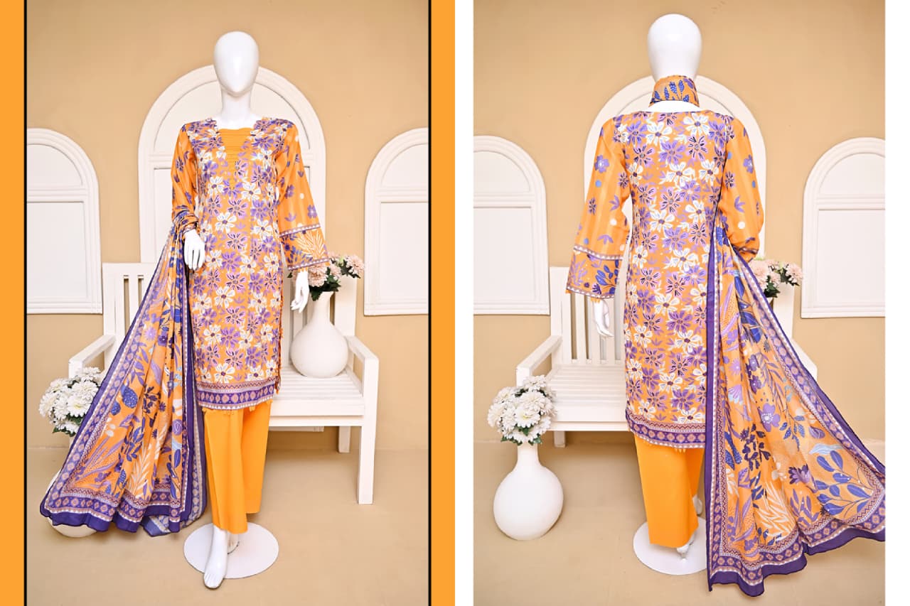 Ittehad Printed Unstitched Lawn 3pc Collection