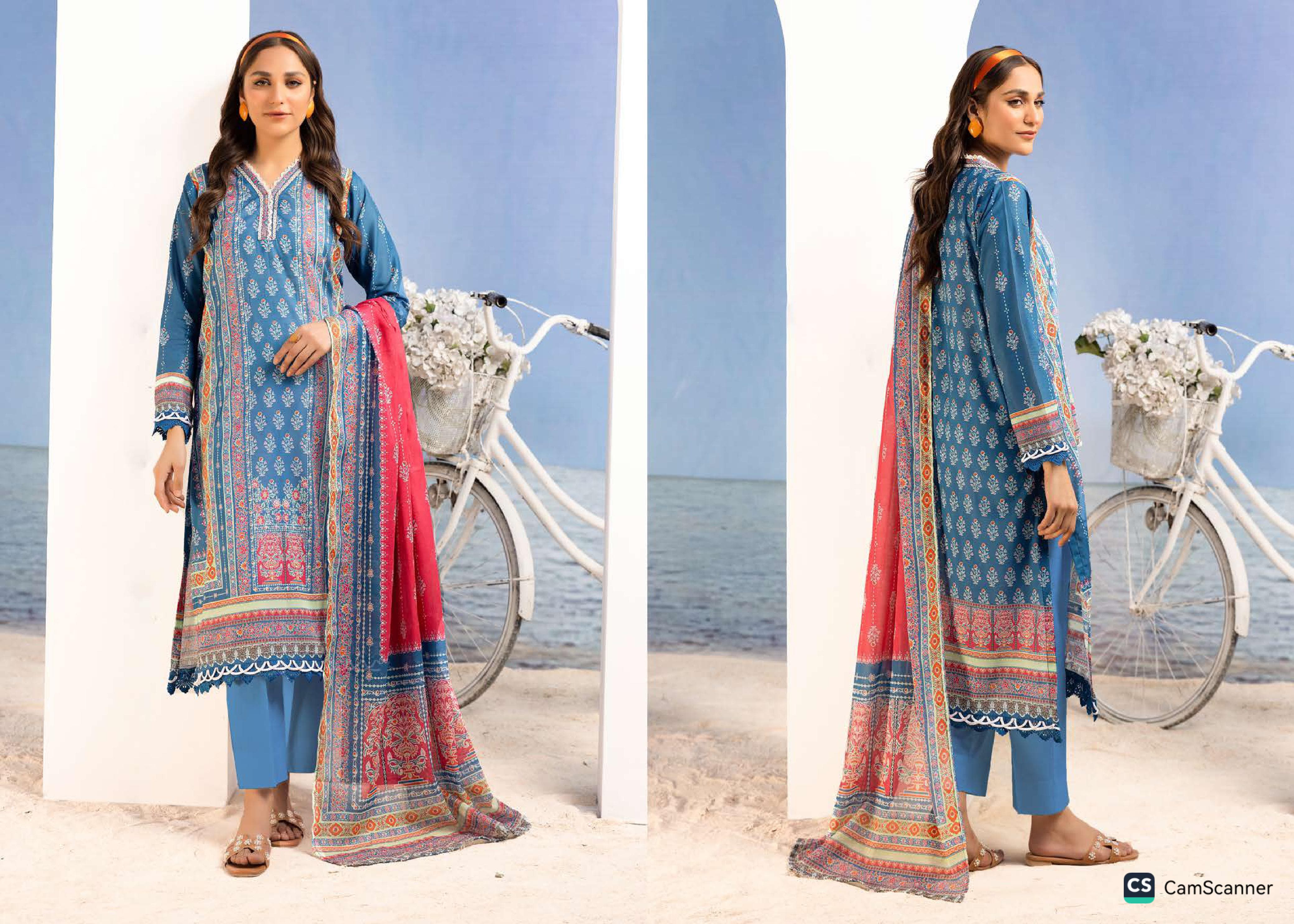 Zohra By Motifz Lawn Unstitched 3pc Collection