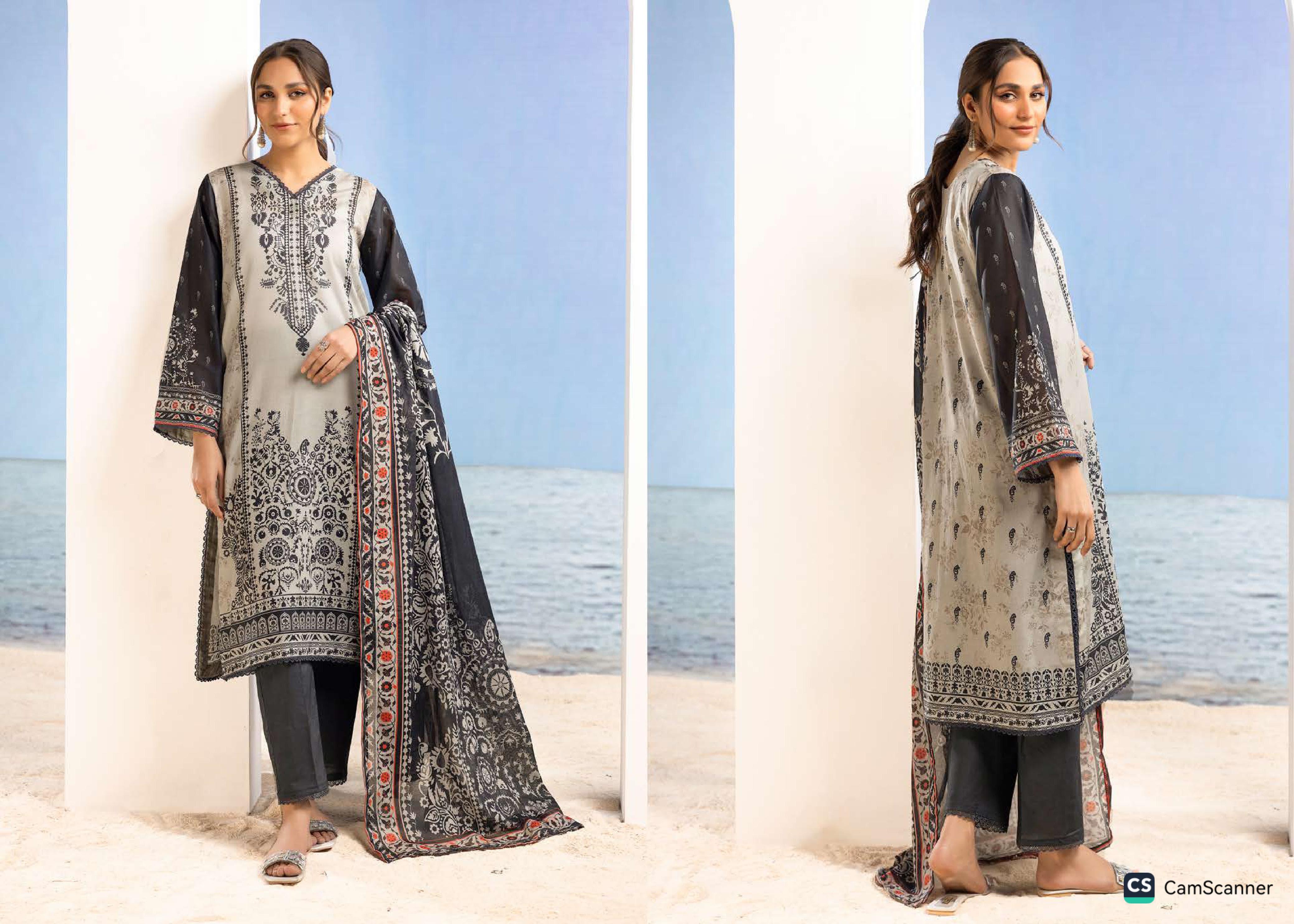 Zohra By Motifz Lawn Unstitched 3pc Collection