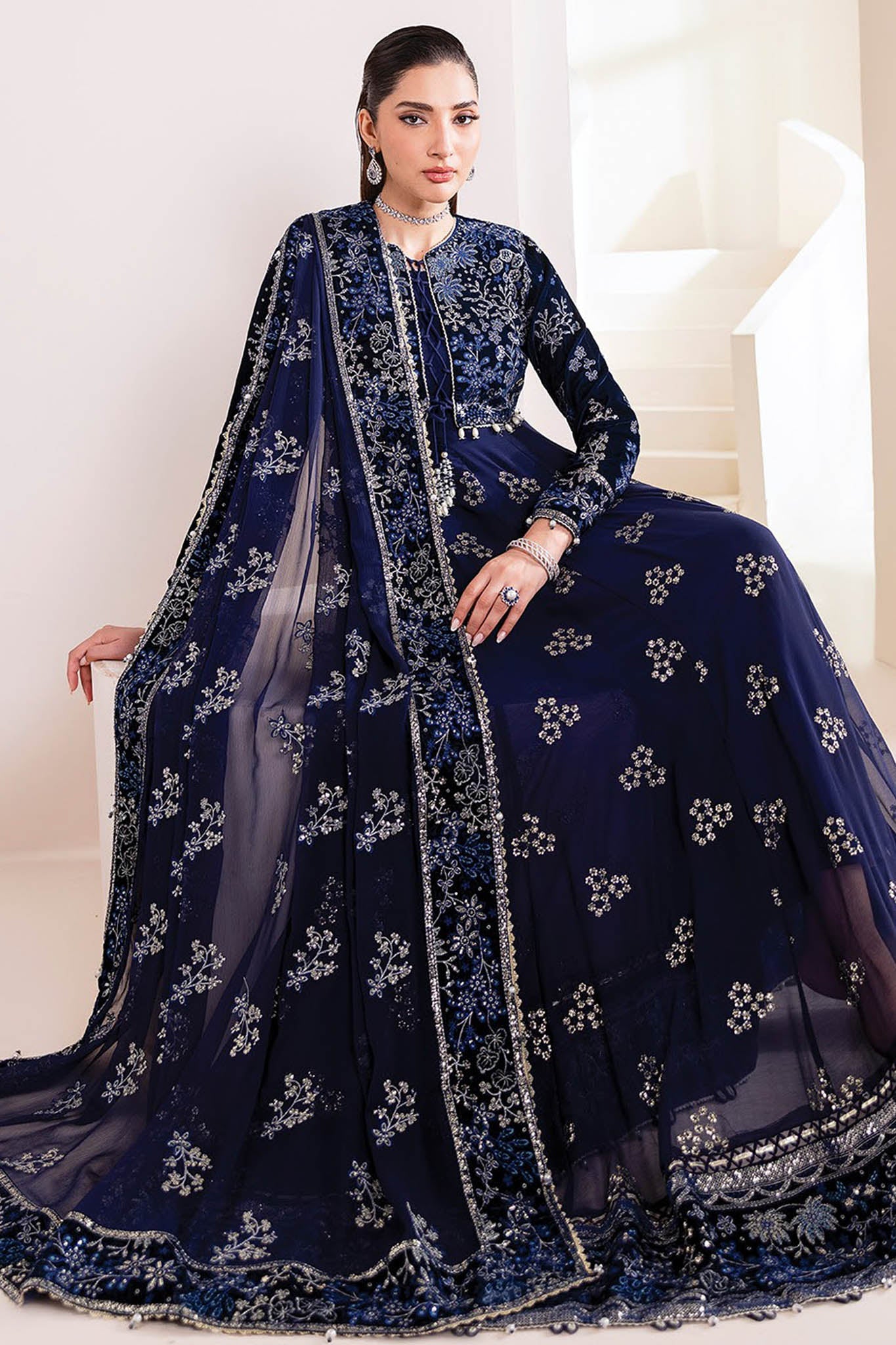 Xenia Unstitched 3 Piece Luxury Formals Vol-02 Collection'2025-Maklina