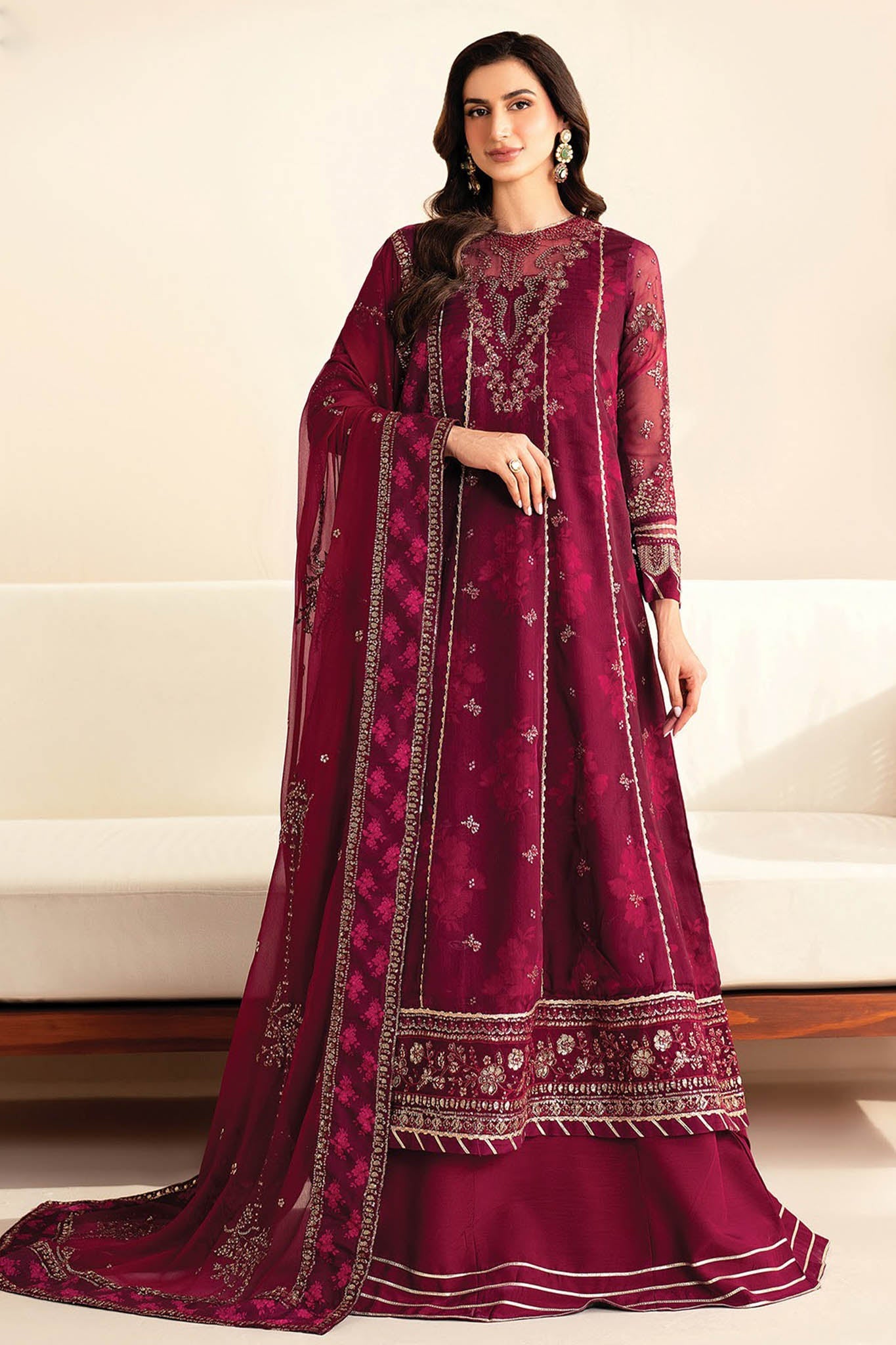 Xenia Unstitched 3 Piece Luxury Formals Vol-02 Collection'2025-Ersa