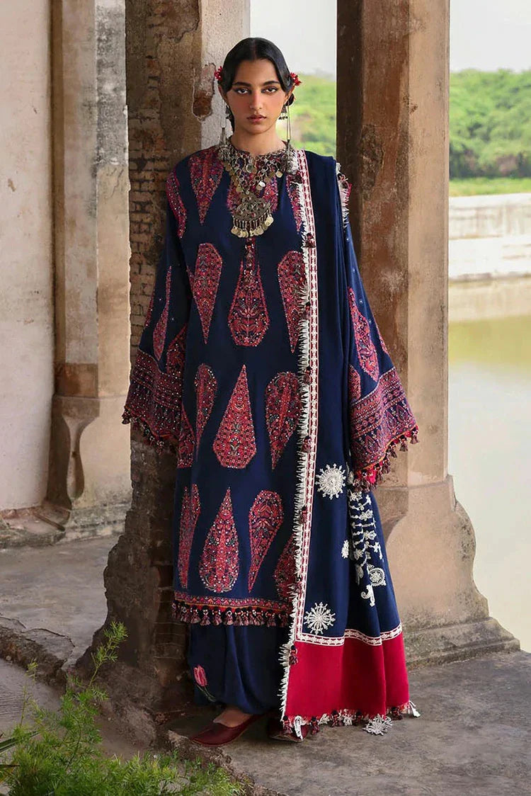 Hussain Rehar - Karandi Unstitched Collection - 01-Gulbano - Unstitched