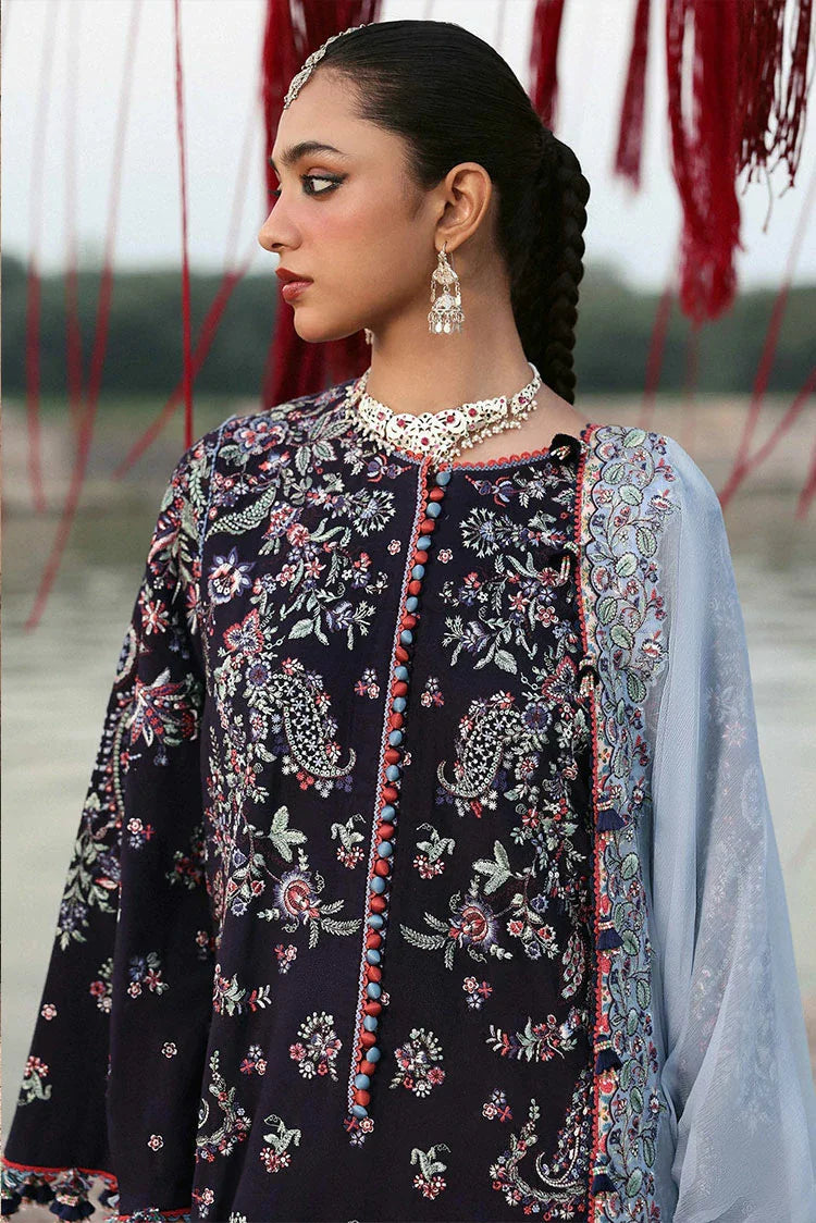 Hussain Rehar - Karandi Unstitched Collection - 10-Rouge - Unstitched