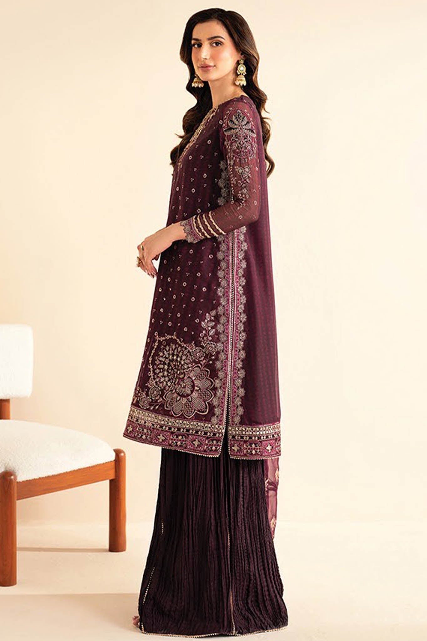 Xenia Unstitched 3 Piece Luxury Formals Vol-02 Collection'2025-Tiya