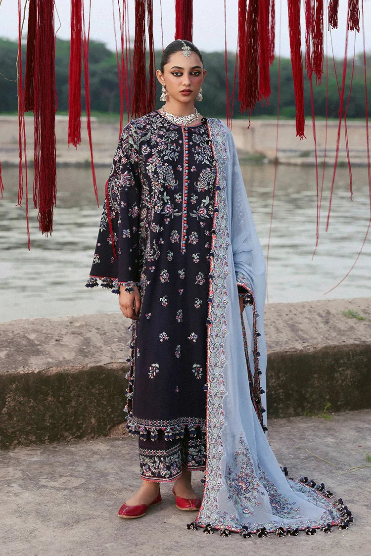 Hussain Rehar - Karandi Unstitched Collection - 10-Rouge - Unstitched